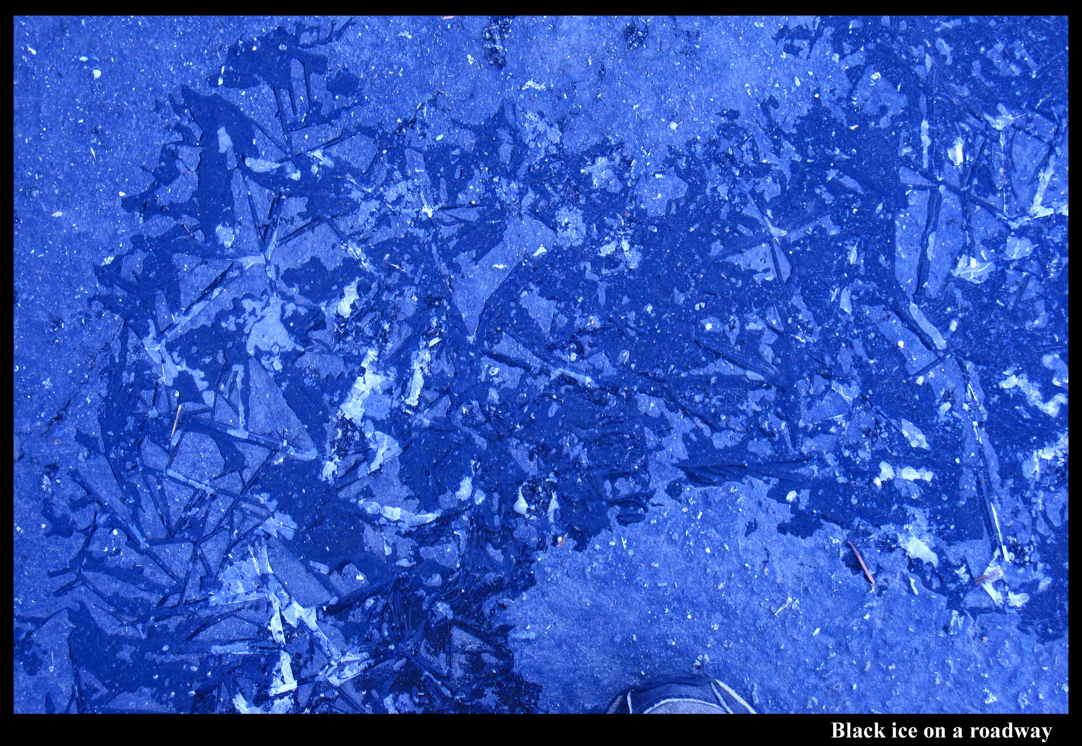 black ice how does ice form