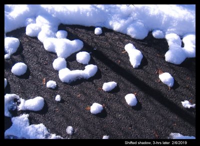 Strange dry shadows