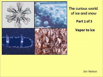 The Curious World of Ice and Snow: Part 1 of 3