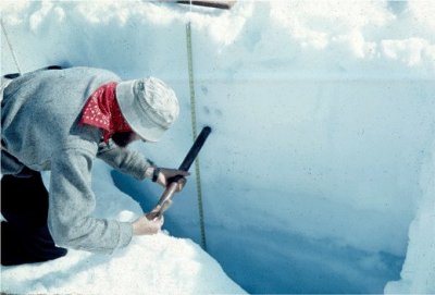 Blues and Whites of Snow and Ice